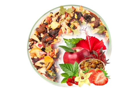 Herbata Owocowa POZIOMKOWO WANILIOWA Zmysłowa Podróż Smaku!!